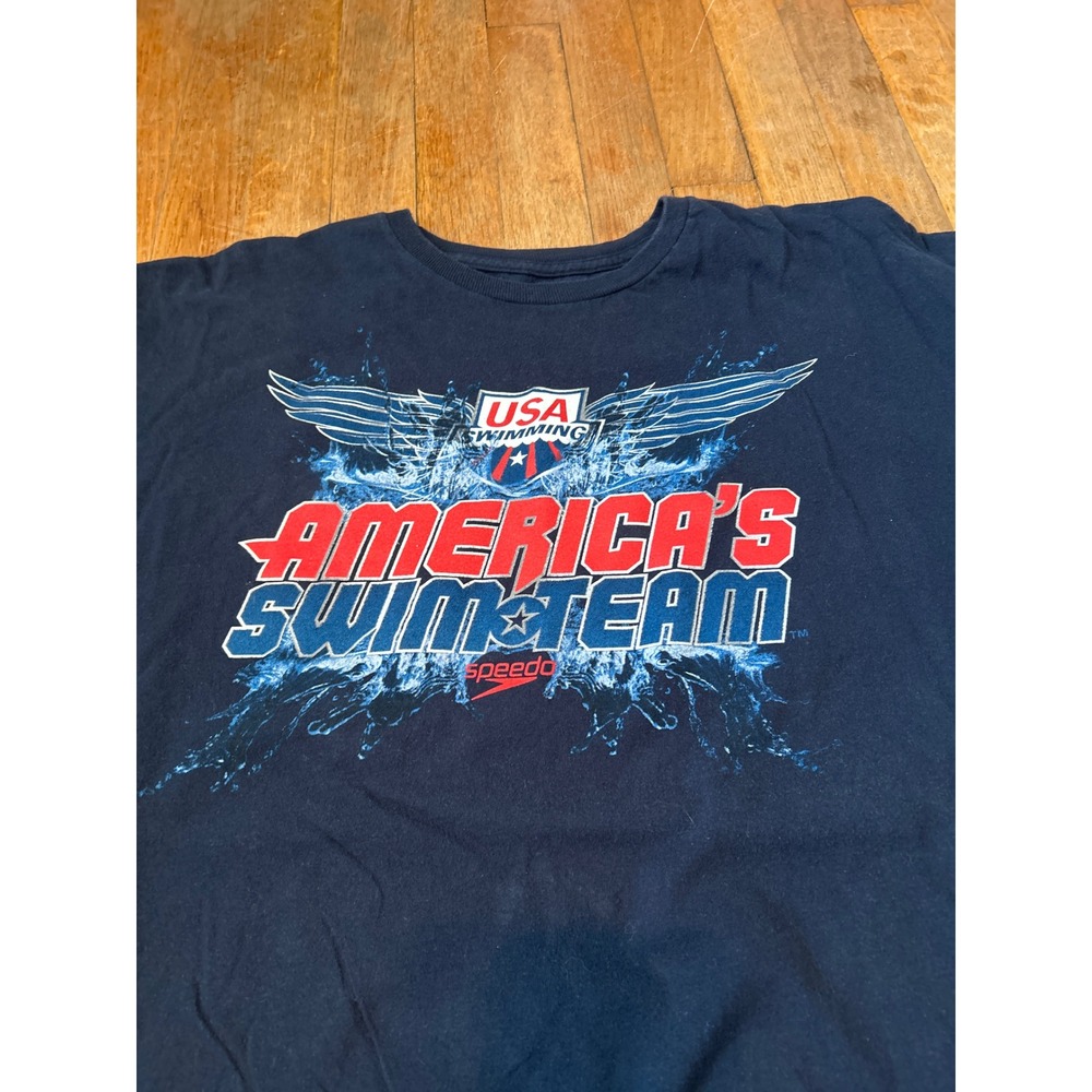 Speedo USA Swimming America's Swim Team Graphic T-Shirt‎ XXL